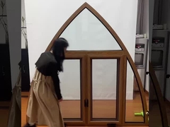 एल्यूमीनियम वक्र खिड़की