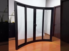 बालकनी विभाजन के लिए डबल टेम्पर्ड ग्लास के साथ कस्टम ग्लास स्लाइडिंग दरवाजे
