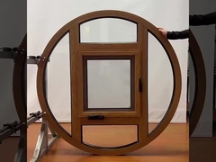 एकल डबल ट्रिपल ग्लास एल्यूमीनियम गोल खिड़की गोल अपवीसी खिड़की जो खुलती है